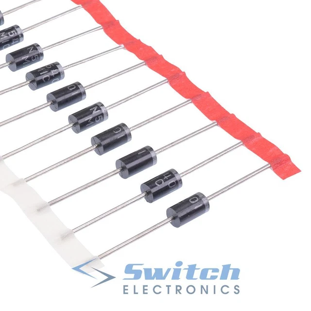 1N5400, 1N5401, 1N5402, 1N5404, 1N5408 3A Silicon Rectifier Diode £2.79 ...