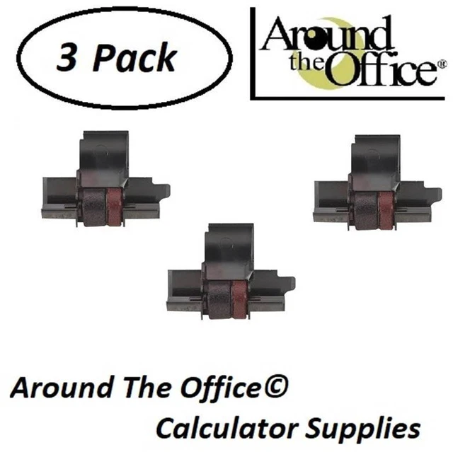 SHARP Model EL-1750 Compatible Calculator CP-13 Black & Red Ink Roll