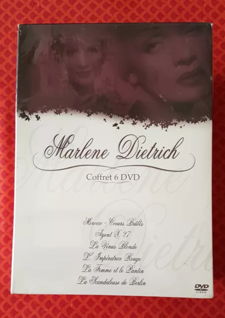 Marlene Dietrich Coffret 6 DVD neuf