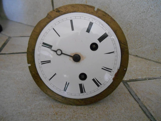 MOUVEMENT DE PENDULE ancien a clef horlogerie pendule collection EUR 25