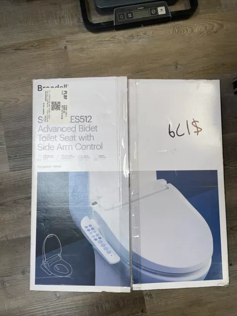 Brondell Swash LES512 Advanced Bidet, Toilet Seat With Side Arm Control