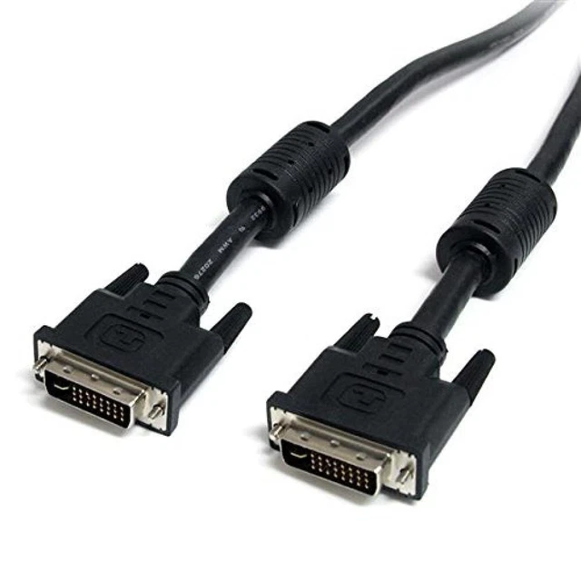 (TG. 15 ft/4.5 m) StarTech.com 15ft DVI-I cavo DVI 4,6 m Nero - NUOVO