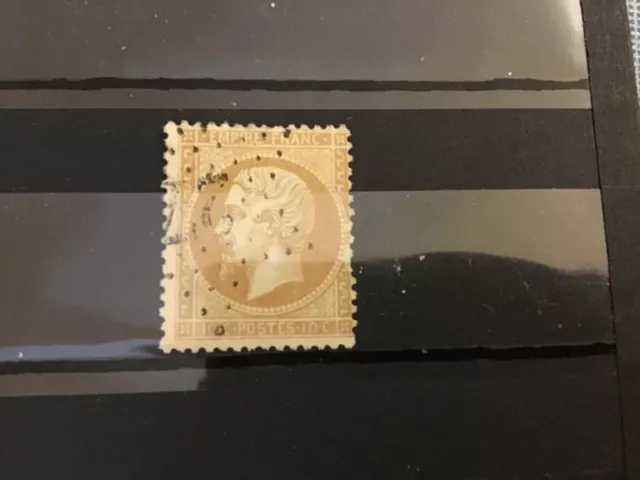 Lot 49 timbre de France type Napoleon III n°21 obl étoile 27