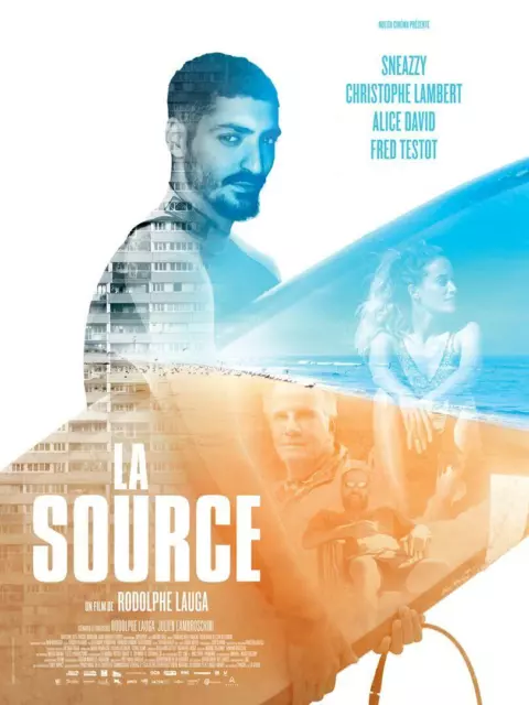 Affiche Pliée 40x60cm LA SOURCE (2019) Sneazzy, Christophe Lambert NEUVE