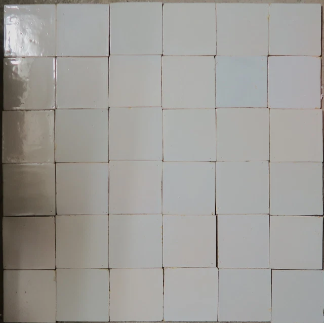 36 Royal quality Dutch Delftware Delft faience tile carreaux white Witjes..