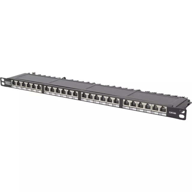 Digitus DN-91624S-SL-SH 24 Port Netzwerk-Patchpanel 483 mm (19") CAT 6 0.5 HE