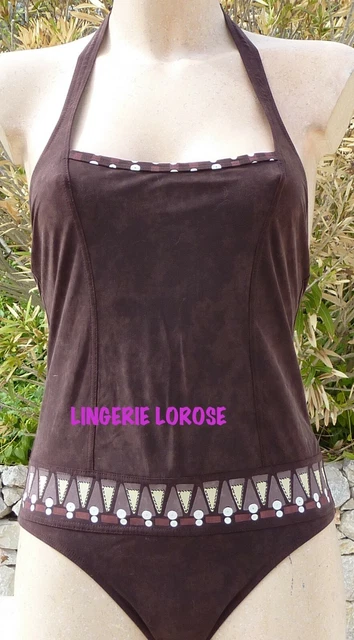 Haut De Maillot De Bain Rasurel (Lejaby) - Bonnet F, Tour 85 - Marron - Occasion Très Bon état