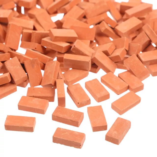 200 Pcs Miniature Brick Models Sand Table Decors Bricks Rectangle