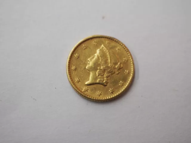 1852 $1 Gold Liberty Type 1 - FREE SHIPPING! D-30