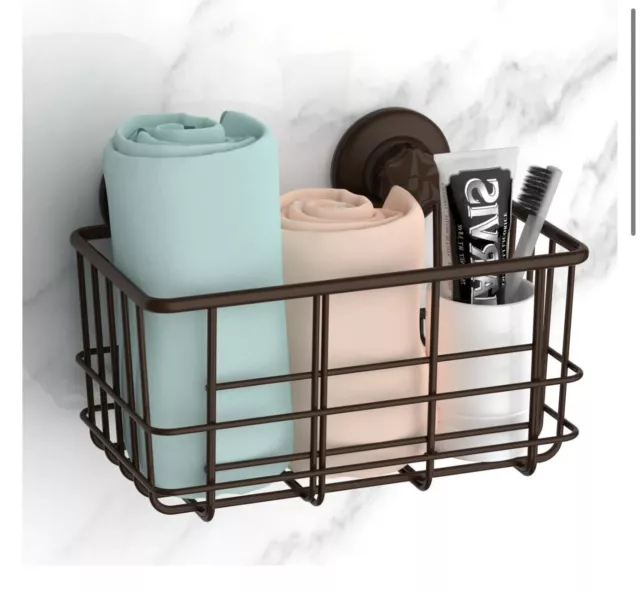 IPEGTOP iPEGTOP Suction Cup Deep Shower Caddy Bath Wall Shelf for
