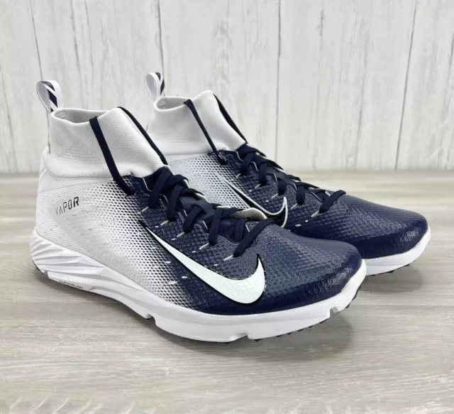 Nike Vapor Untouchable Speed Turf 2 Football Shoes Size 11 White Navy Ao8744-101