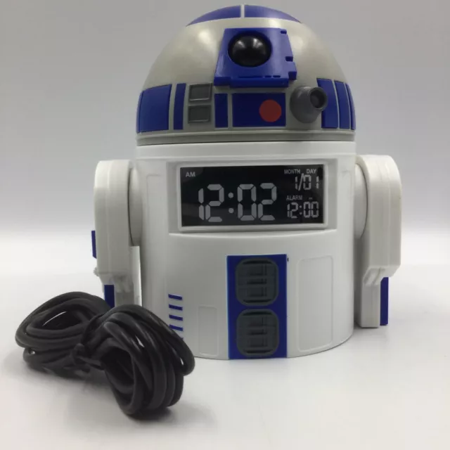 Star Wars Disney R2-D2 Digital Alarm Clock Paladone New