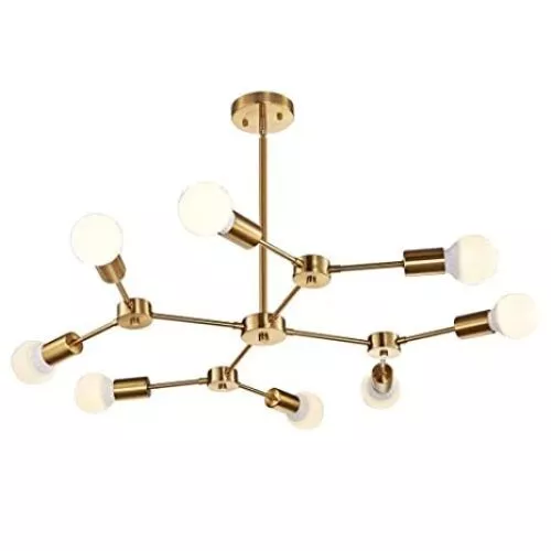 ANTIQUE NAUTICAL ART 3 Light Semi Flush Ceiling Light Fixture