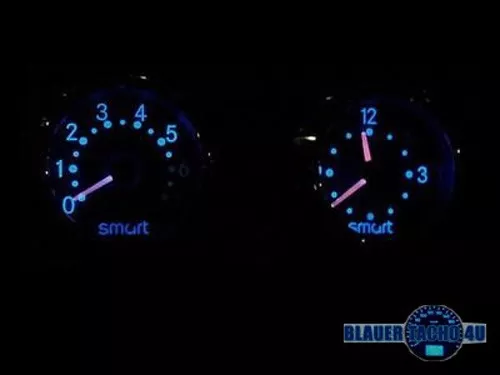 Strumenti addizionali blu orologio e contagiri blu led LED MCC smart