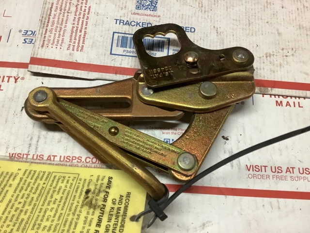 Klein S1613-40H Chicago Grip-with Hot-Line Latch for Bare Conductors free shippi