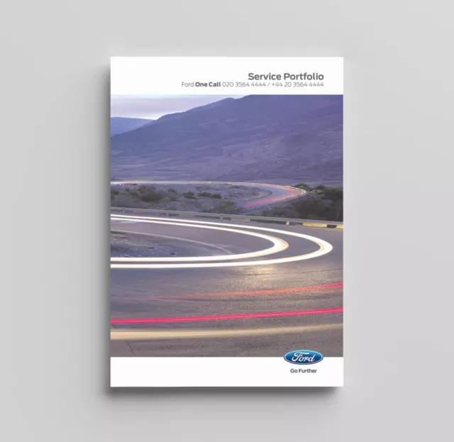 Ford Transit Custom Connect Service History Book Blank For All Models