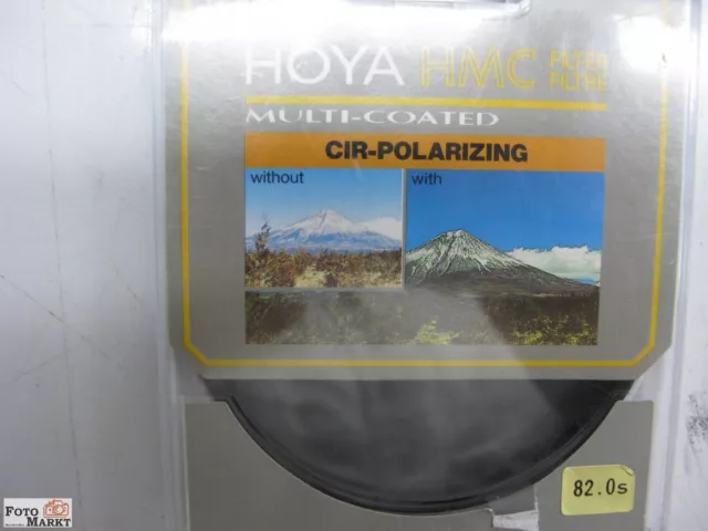 HOYA 82mm HMC CIRCULAR POLARIZING multi-coated FILTER Polfilter 82