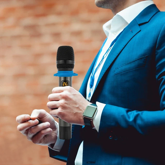 Auricolare Al Microfono Wireless UHF Ricaricabile, Ideale La Conferenza - 7