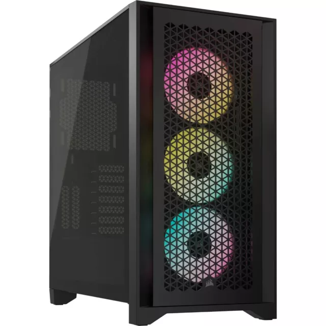 Buy Corsair iCUE 4000X RGB Tempered Glass Mid-Tower ATX Case - White online  Worldwide 