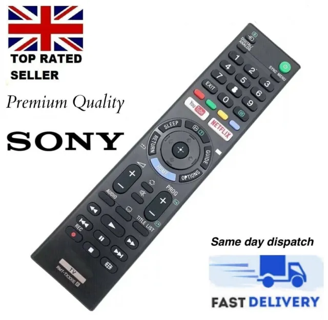 UNIVERSAL SONY TV REMOTE CONTROL WORKS ALL MODELS SONY BRAVIA LCD/LED/3D TVs UK