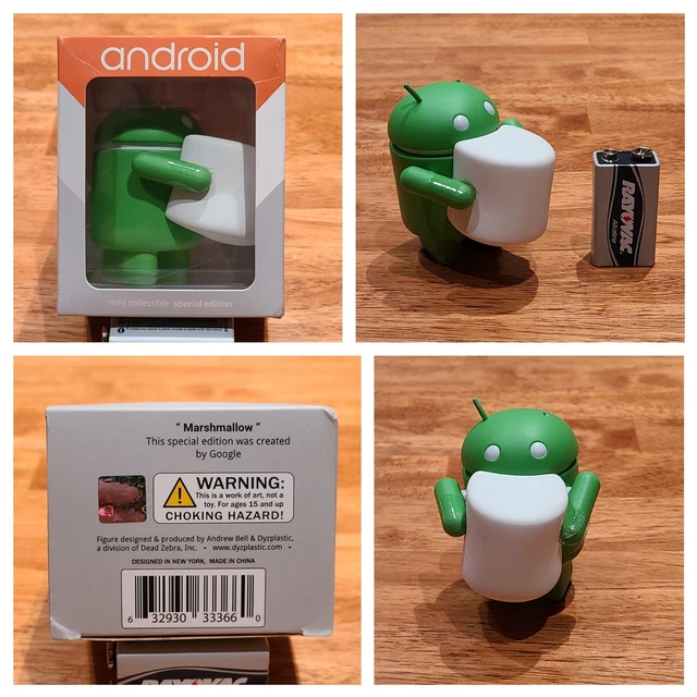 Google Android Marshmallow Mini Collectible Figure Andrew Bell Special Edition