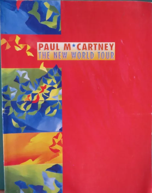 PAUL MCCARTNEY - THE NEW WORLD TOUR Illustrated Souvenir Program Guide Book 1993