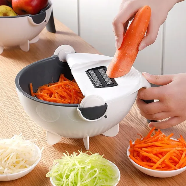 Grater Slicer Fruit Shredder Vegetable Cutter With Drain Basket Cutter Tools