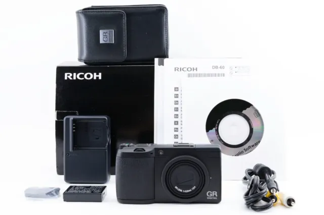 Ricoh GR DIGITAL II 10.1MP Compact Digital Black Camera Japan [Exc+++] #1994298A