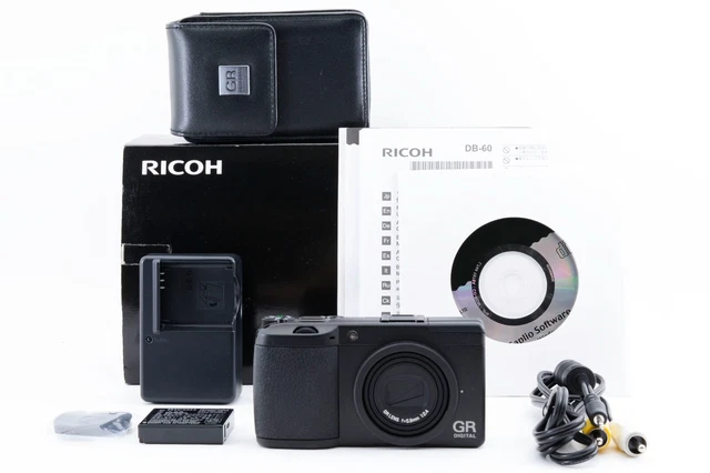 Ricoh GR DIGITAL II 10.1MP Compact Digital Black Camera Japan [Exc+++] #1994298A