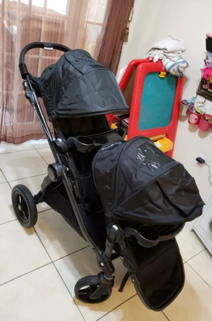 City Select Baby Jogger Double Stroller Black