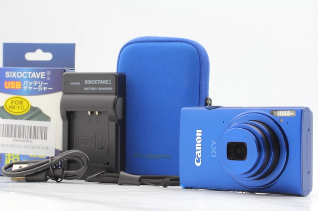 [MINT in Case] Canon IXY 420F PowerShot ELPH 320 HS IXUS 240 HS blue From JAPAN