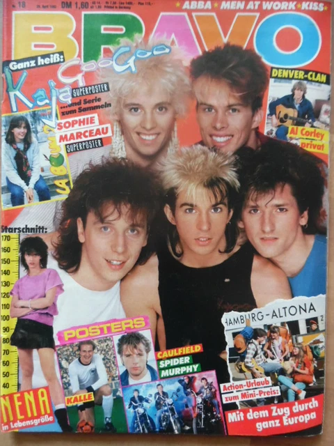 BRAVO 18 - 1983 (0)* Kajagoogoo Sophie Marceau ABBA Nena KISS Maxwell Caulfield