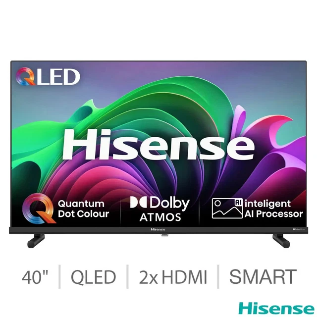 HISENSE 40E5NQTUK 40 Inch QLED Smart TV - Ref 5424-1-AC £179.99 ...