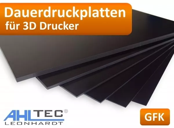 Gfk 3D Imprimante Dauerdruckplatte pour ABS Pla Petg Hanches Pmma Filament