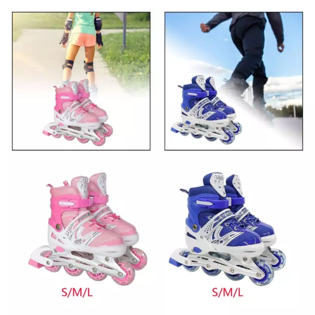 Kinder Inline Skates Training Anfänger Rollschuhe für Kinder Teenager