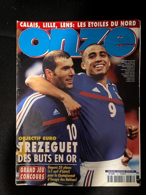 EQUIPE #16843 03-07 2000 FOOTBALL EURO FINALE FRANCE-ITALIE 2-1 TREZEGUET BUT OR