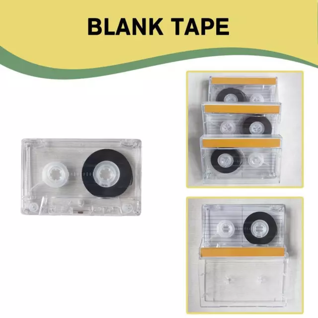 Blank Tape Player Accessories Empty 45/60/90 Minutes Recording' Magnetic U8W3