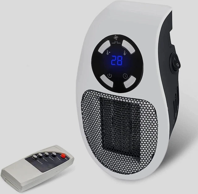 Easy Home Heizlüfter Mit Fernbedienung Bedienungsanleitung HEIZLÜFTER 500W MINI Keramik Heizung mit Thermostat +Fernbedienung