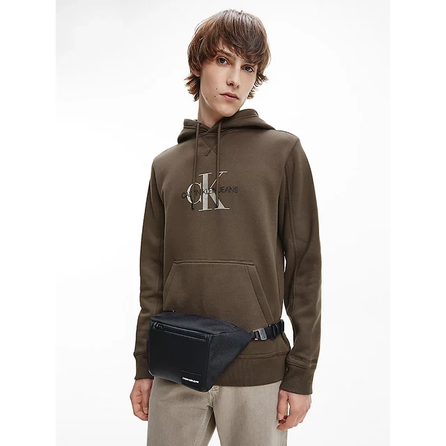 Felpe con cappuccio Uomo Calvin Klein Jeans J30J318798 Marrone J30J318798-LBL