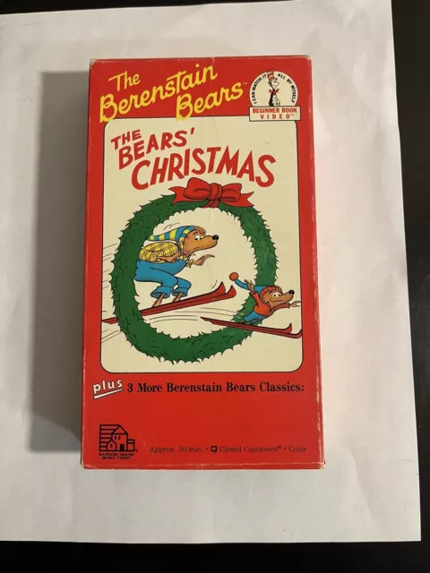 THE BERENSTAIN BEARS - THE BEARS' CHRISTMAS 1990 VHS, Beginner Book ...