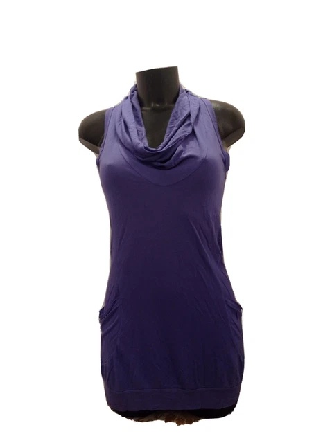 Mini abito da donna maxi maglia intimissimi tg s viola primavera estate modal
