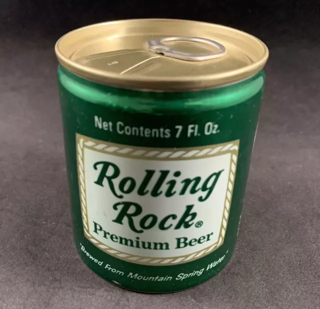 Vintage Rolling Rock Premium Beer 7oz. Pony Can