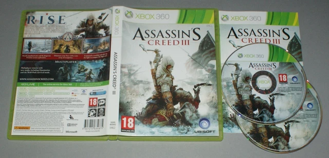Assassin's Creed III - Version Xbox 360 PAL - Complet Avec Boîte Et Manuel - État Très Bon