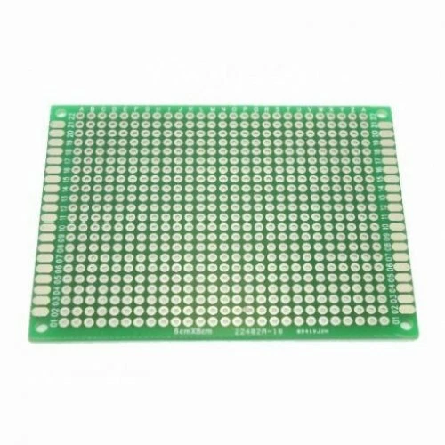 Basetta Millefori 120x80mm In Vetronite Doppia Faccia Passo 2,54mm Breadboard - Foto 8