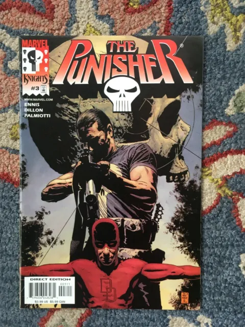 THE PUNISHER #3 (2000) Marvel Knights Vol. 3 Featuring Daredevil Direct Edition