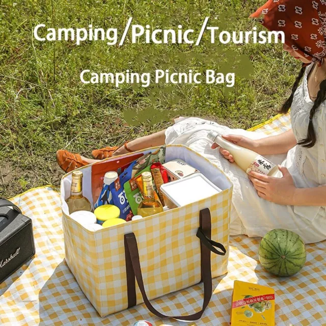 Food Storage Bag Thermal Insulated Cooler Box Camping Picnic Bag Food Hand Bags