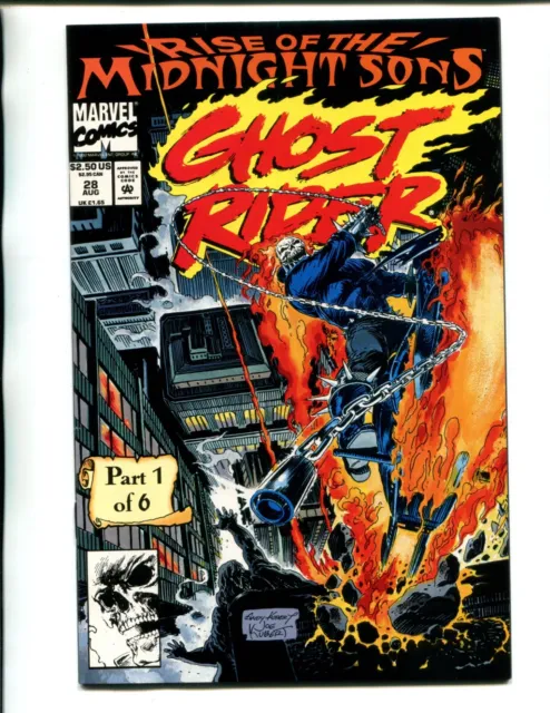 Ghost Rider #V2 #28 Nm- W/Open Polybag & Poster 1992! 1St Lilith & Midnight Sons