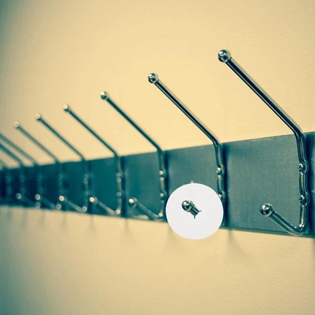 100pcs Professionale Peg Hook Stopper Riutilizzabile Chiusura a gancio Piccola