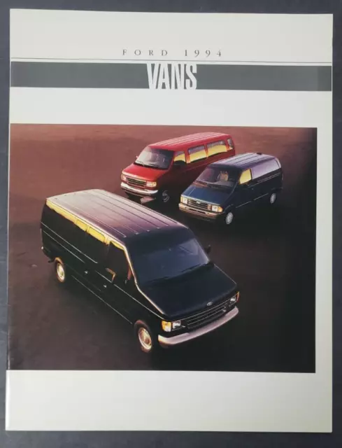 1994 Ford  Vans Commercial Econoline Aerostar Dealership Sales Brochure Canada