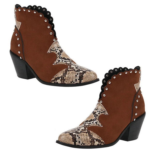 Modische Stiefeletten Für Damen Obermaterial: Wildleder Fräulein